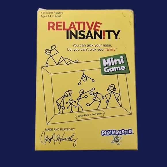 Relative Insanity Mini Game | Card Game - Picture 1 of 8